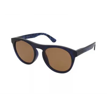 SERENGETI Okulary przeciwsłoneczne unisex SS572003-S Satin Black prostokątna oprawka brązowe soczewki spolaryzowane Drivers 53/20/140 mm