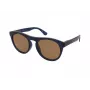 SERENGETI Okulary przeciwsłoneczne unisex SS572003-S Satin Black prostokątna oprawka brązowe soczewki spolaryzowane Drivers 53/20/140 mm
