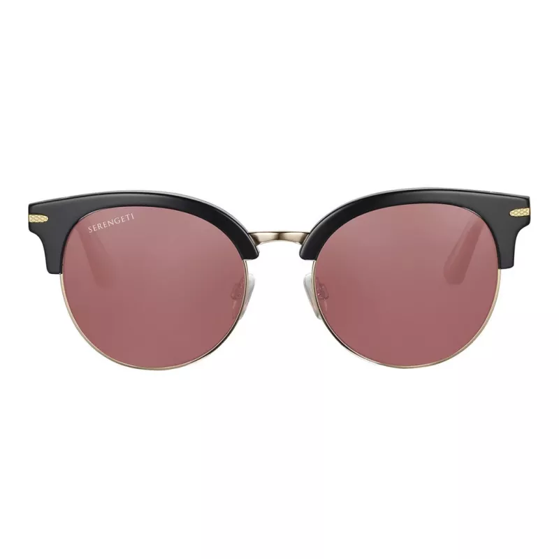 Okulary przeciwsłoneczne SERENGETI Women's SS560001 - Oprawka Havana Acetate, Brązowe fotochromowe soczewki mineralne, 53mm