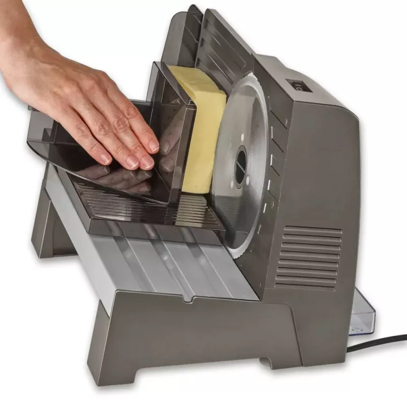 Severin AS 3918 Elektryczna krajalnica do żywności 180W Srebrny/Czarny