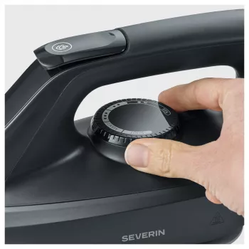 Severin BA 3192 Stacja parowa do prasowania – 2400W, 5.5 bar, ceramiczna stopa, czarny matowy