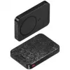 SHARGE CarbonMag 10K Bezprzewodowy Power Bank, 10 000 mAh, Qi2 15 W, USB-C 20 W, Czarny YDD-SG-C2TXWCX-HEI