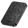 SHARGE CarbonMag 10K Bezprzewodowy Power Bank, 10 000 mAh, Qi2 15 W, USB-C 20 W, Czarny YDD-SG-C2TXWCX-HEI