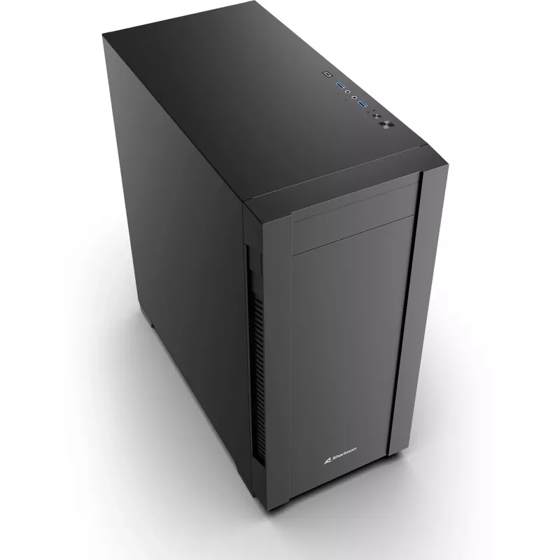 Sharkoon S25 Silent Black Mid-Tower Case (2026 Model)