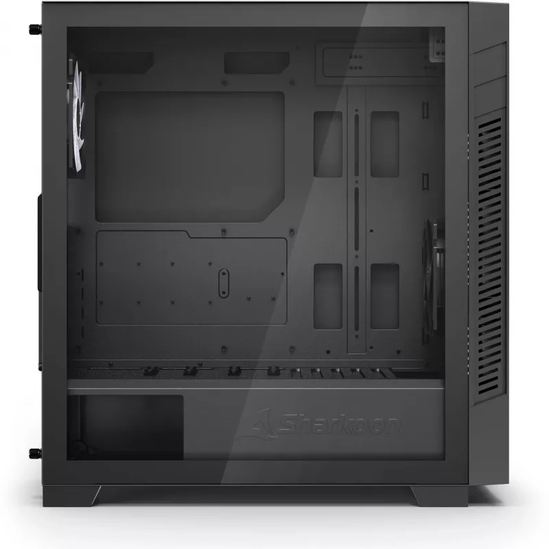 Sharkoon S25-W2 ARGB Czarna Obudowa Midi Tower ze Szkłem Hartowanym (Model 2026)