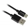 SHARKOON USB 2.0 Cable, USB-A Męski do USB-C Męski (Czarny, 2 m)