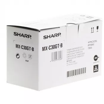 Sharp MX-C30GTB (MXC30GTB) Toner Cartridge, Black