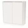 Shelly Blu ZB Wall Switch 4 Inteligentny Bezprzewodowy Łącznik Ścienny z 4 Przyciskami, Zigbee i Bluetooth, Zasilany Bateryjnie, Biały Shelly_B_ZB_WS_4_SA