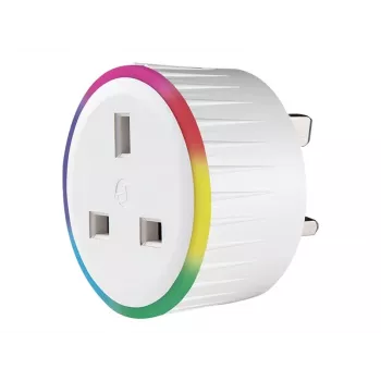 Shelly Plus Plug UK – Wi-Fi i Bluetooth inteligentna wtyczka z pomiarem energii, 3000 W, typ G (UK)