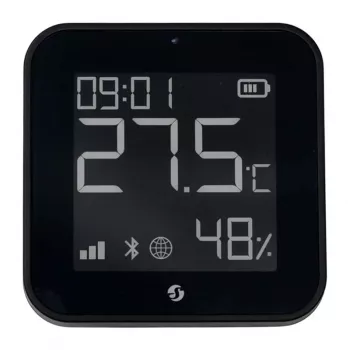 Shelly Temperature and Humidity Sensor ZB Black
