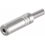 shiverpeaks BASIC-S 3,5 mm złącze stereo jack, obudowa metalowa, połączenie lutowane, worek foliowy z otworem euro (BS51210-M)