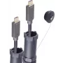 shiverpeaks BASIC-S aktywny optyczny kabel HDMI 4K 30m pancerny odporny na przecieranie czarny BS30-04485