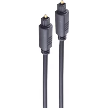 SHIVERPEAKS BASIC-S światłowodowy kabel audio, Toslink do Toslink, 10,0 m, 4,0 mm, czarny BS69004-10