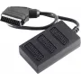 shiverpeaks BASIC-S kabel rozdzielający Scart, 1x Scart męski do 3x Scart żeńskich, 0,5 m, w pełni okablowany, czarny (BS94051)