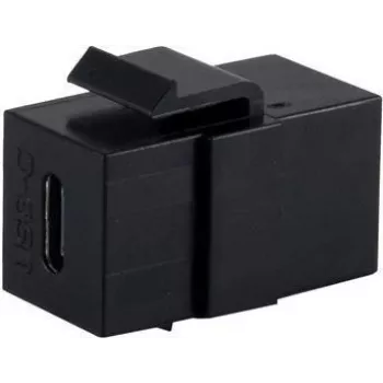 SHIVERPEAKS BASIC-S USB-C 3.1 Gen 2 Złącze Keystone, żeńskie do żeńskiego, 10 Gbps, czarny BS08-10040