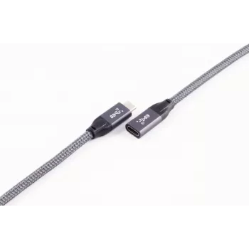 ShiverPeaks BASIC-S Przedłużacz USB-C, USB 3.2 Gen 2, 2,0 m, czarny