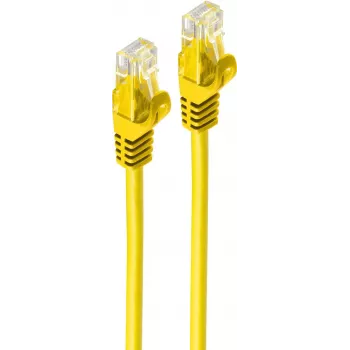 SHIVERPEAKS BS08-35002 kabel krosowy Cat.7 U/UTP, RJ-45, pozłacane styki, 0,25 m, żółty, 10 Gbps