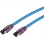 SHIVERPEAKS BS08-40031 kabel sieciowy Cat8 S/FTP, RJ45, 2 m, niebieski, 40 Gbit/s, 2000 MHz