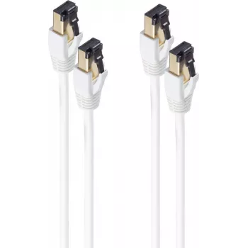 SHIVERPEAKS BS08-41056-2 kabel sieciowy Cat8.1 F/FTP, 5 m, biały