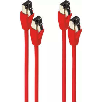 SHIVERPEAKS BS08-41084-2 kabel sieciowy Ethernet Cat8.1, F/FTP, 15 m, czerwony