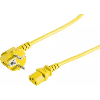SHIVERPEAKS BS09-05182 Żółty kabel zasilający 1,8m CEE 7/7 do IEC C13