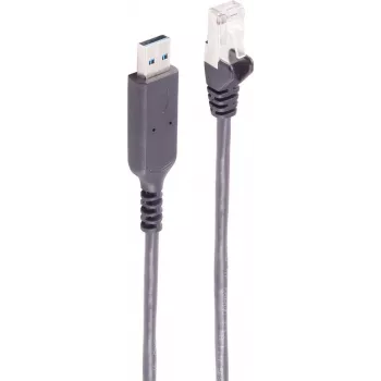SHIVERPEAKS BS13-52155 Kabel adaptera USB-A na RJ45 Gigabit Ethernet, 1,5 m, czarny