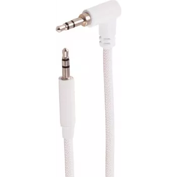 SHIVERPEAKS BS14-07036 kabel audio 3,5 mm TRS, kątowy do prostego, biały, 2 m