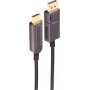 SHIVERPEAKS BS30-20485 Aktywny optyczny kabel adapter DisplayPort na HDMI, 4K60, 30m, czarny