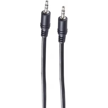 SHIVERPEAKS BS30812-0.5 kabel audio stereo 3,5 mm, 0,5 m, czarny