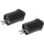 SHIVERPEAKS BS54030-SET Zestaw złączy dźwigniowo-nakrętkowych, 25 elementów, 2/3/5-biegunowe, 0,14-4,0 mm², 400 V, 32 A, czarny