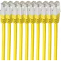 SHIVERPEAKS BS75711-HY-SET-10 kabel krosowy Cat6 S/FTP, 1 m, pozłacane złącza RJ45, czarny