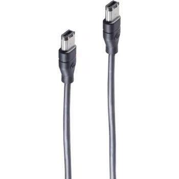 SHIVERPEAKS BS77202 Kabel FireWire 400 - 6-pin do 6-pin, Czarny, 400 Mbit/s