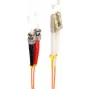 SHIVERPEAKS BS77950 Światłowodowy kabel krosowy 10m LC do ST OM2 Duplex Pomarańczowy