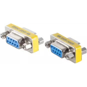SHIVERPEAKS BS78254 9-pinowy adapter D-SUB męski-żeński, srebrny