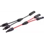 SHIVERPEAKS PV4 zestaw kabli z adapterem T, 2-na-1, 4 mm², czerwony/czarny, 30 cm (BS02-21022)