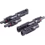 Zestaw adapterów T SHIVERPEAKS PV4, rozgałęzienie 2-na-1, IP68, 1500V DC, 30A, czarny (BS02-21012)