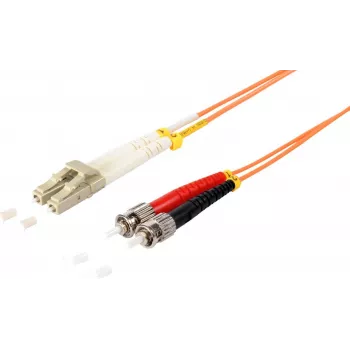 SHIVERPEAKS S-Conn 10m światłowodowy kabel krosowy duplex LC/ST wielomodowy OM2, pomarańczowy CO 77950
