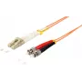 SHIVERPEAKS S-Conn 10m światłowodowy kabel krosowy duplex LC/ST wielomodowy OM2, pomarańczowy CO 77950