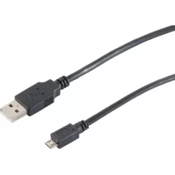 SHIVERPEAKS S-Conn 77183-HQ 3m kabel USB A do Micro-USB B męski-męski czarny