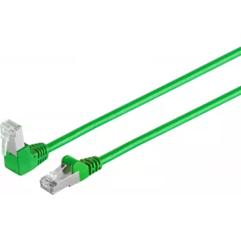 SHIVERPEAKS S/CONN maximum connectivity kabel sieciowy Cat 6 S/FTP PiMF, kątowy do prostego RJ45, zielony, 7,5 m (08-64063)