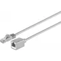 SHIVERPEAKS S/CONN maximum connectivity kabel przedłużający sieciowy Cat.7 S/FTP PIMF bezhalogenowy, RJ45 męski do żeńskiego, 0,5m, szary (08-62010)