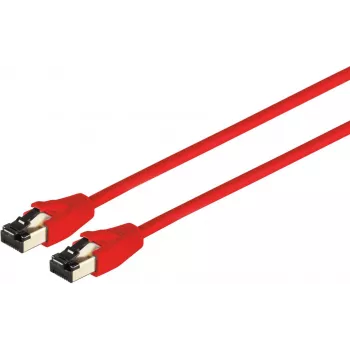 SHIVERPEAKS S/CONN Maximum Connectivity Cat. 8.1 F/FTP PIMF LSZH czerwony kabel krosowy, 7,5 m 08-41064