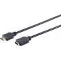 SHIVERPEAKS S/CONN maximum connectivity kabel przedłużający HDMI 2,0m - HDMI Typ A męski do żeńskiego, pozłacane styki, Ultra HD 4K, 3D, HEAC, Ethernet, ARC, CEC, High Speed with Ethernet, czarny 77479-2.0