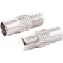 SHIVERPEAKS S/CONN maximum connectivity Adapter IEC Coaxial Male do F-Type Female - Srebrny (85322-EC)