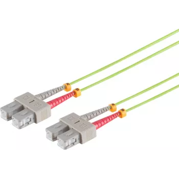 SHIVERPEAKS S/CONN maximum connectivity LWL kabel krosowy duplex SC/SC 50/125µ OM5 limonkowy 5,0m (07-510515)