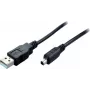 Kabel SHIVERPEAKS USB 2.0 Mini, USB-A męski do Mini USB-B męski, 1,0 m, czarny 11004995