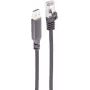 Kabel adaptera SHIVERPEAKS USB-A na RJ45 Gigabit Ethernet, aluminium, czarny, 3m BS14-52045