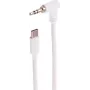 SHIVERPEAKS kabel audio USB-C, 3,5 mm kątowy TRS, biały, 2 m (BS14-06036)