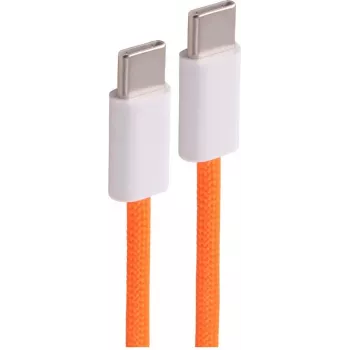 SHIVERPEAKS Kabel do ładowania USB-C na USB-C 2.0 240W PD 3.1, pleciony tekstylny, pomarańczowy, 2,5m BS14-22257