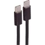 SHIVERPEAKS kabel do ładowania USB-C do USB-C 2.0 60W tekstylny 3m czarny BS14-21045